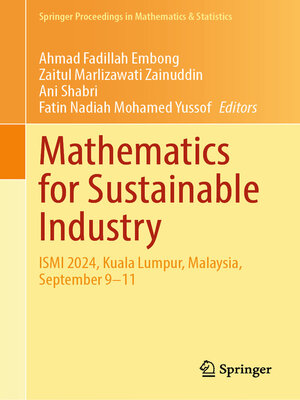 cover image of Mathematics for Sustainable Industry
